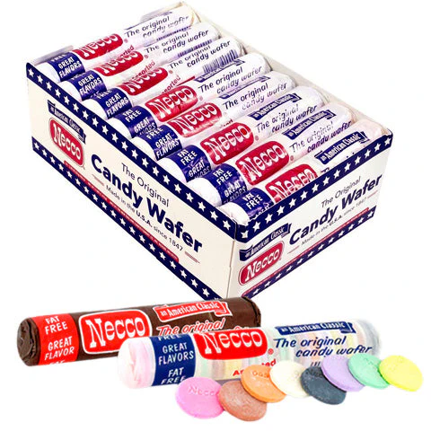 Necco Candy Wafers Rolls - 24ct - Image 4